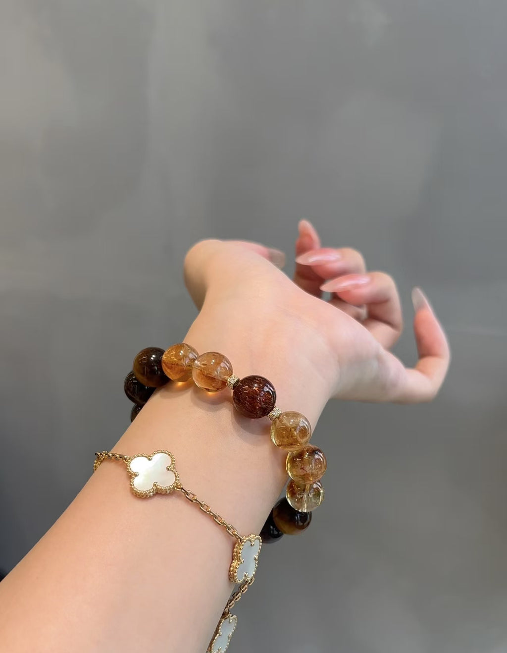 Tiger's Eye Crystal Bracelet，Attract Wealth & Gather Energy