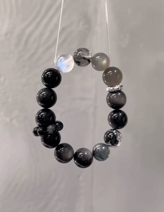 Six Healing Crystals Bracelet,Enhance energy field