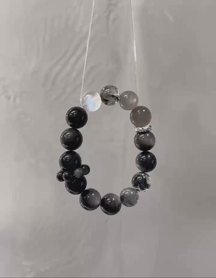Six Healing Crystals Bracelet,Enhance energy field